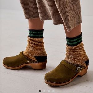 MIA Alma Clogs in Olive Suede size 36 from Free People